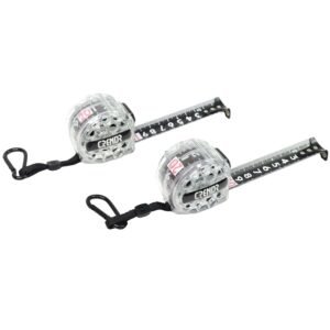 CRENDR Stainless Steel Retractable Tape Measure 5M – JIS Level Precision Measuring Tool with Magnetic Hook, Waterproof & Rustproof Design for Construction & Woodworking