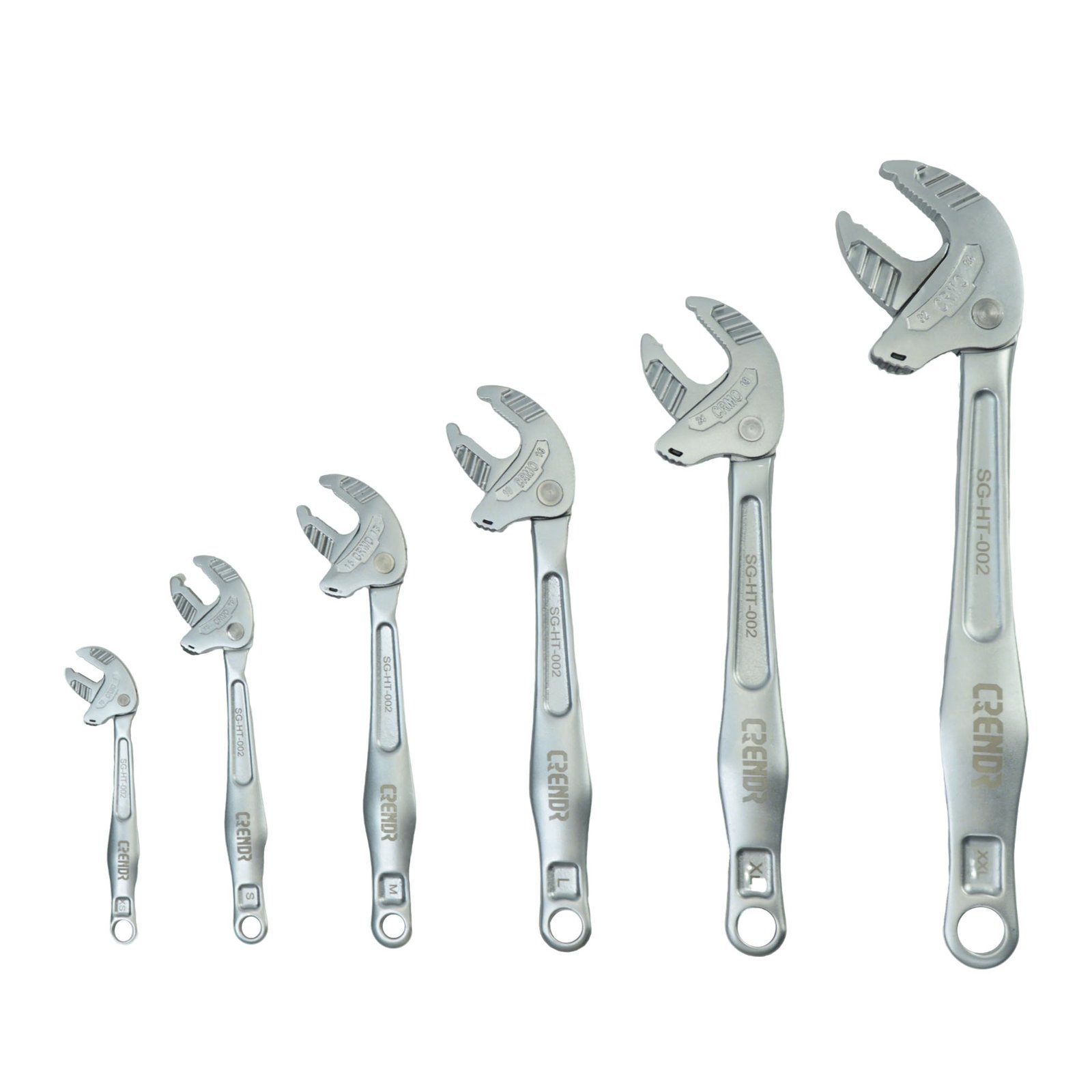 Self-Adjustable Wrench Set CR-MO Steel 6 Sizes 7–32mm – Auto-Adjust Universal Spanner for Hex & Round Nuts - Image 3