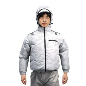 CRENDR Convertible Cooling Jacket – Long Sleeve to Vest, Semiconductor Cooling Work Jacket with Adjustable Temperature System