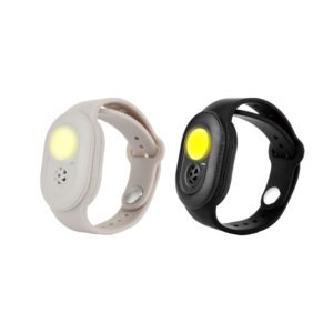Ultrasonic Mosquito Repellent Bracelet with Night Light – 7 Modes Chemical-Free Wearable Bug Repeller for Outdoor Camping