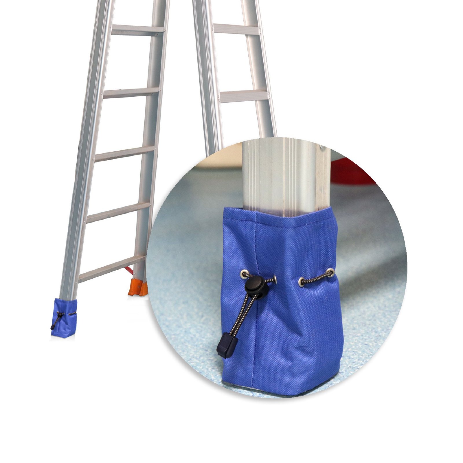 Ladder Leg Cover Set 4PCS – Anti-Slip Protective Foot Covers for Step Ladders and Work Platforms - Image 2