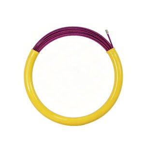 6.0mm Purple 3-Strand PET Fish Tape 30m – 180kg Heavy Duty Wire Pulling Tool for Electrical Conduit Installation