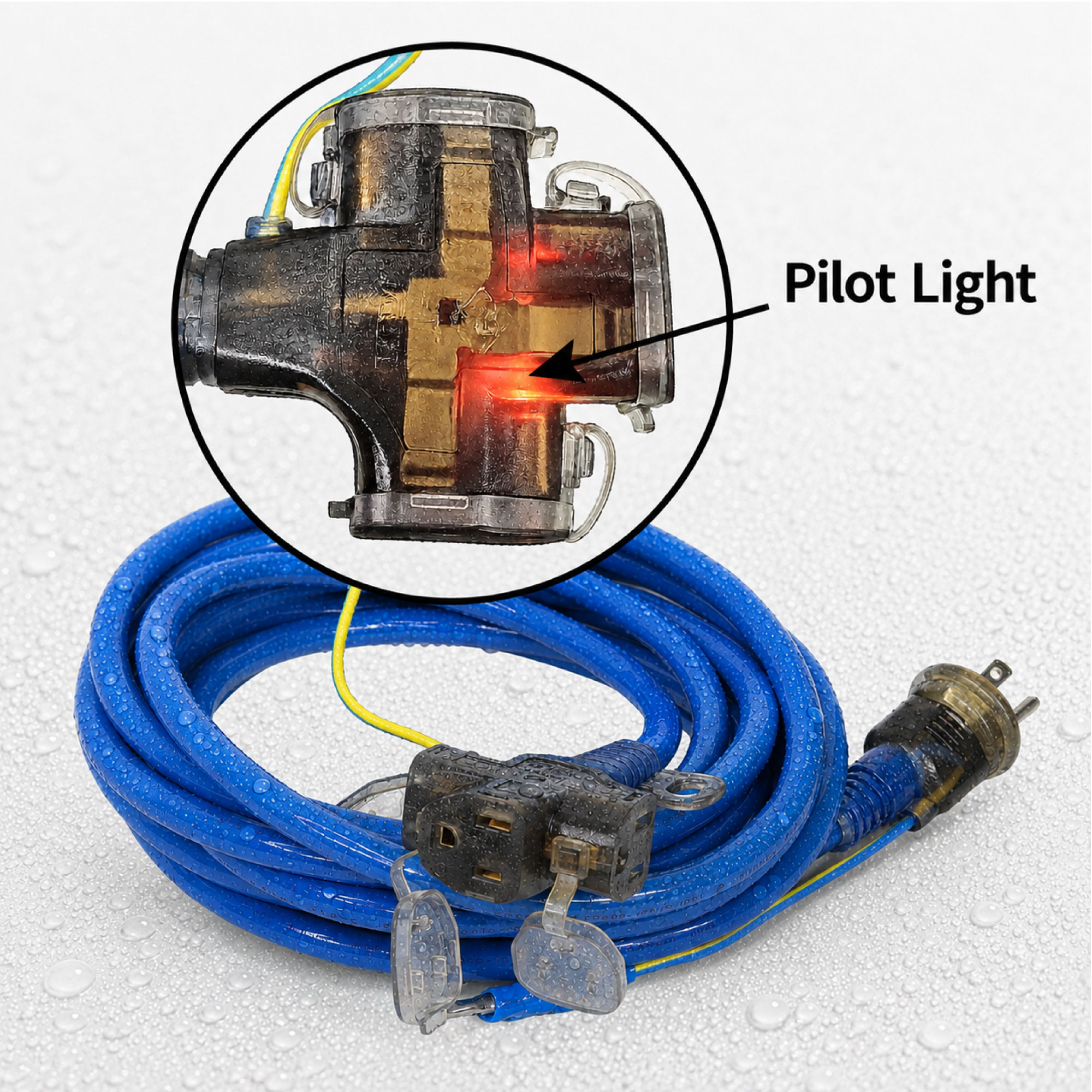 Japan VCT Extension Cord 15A 125V – Cold Resistant Flexible Power Cable with Foldable 2P/3P Plug - Image 3